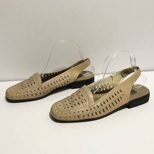 AIr Flex Tan Leather Slingback‎ Sandals Women’s 10W wide width